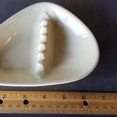 LOT #125: Vintage Mid Century Modern COORS Ceramic Ashtray 