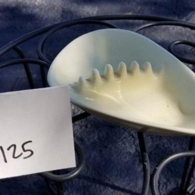 LOT #125: Vintage Mid Century Modern COORS Ceramic Ashtray 