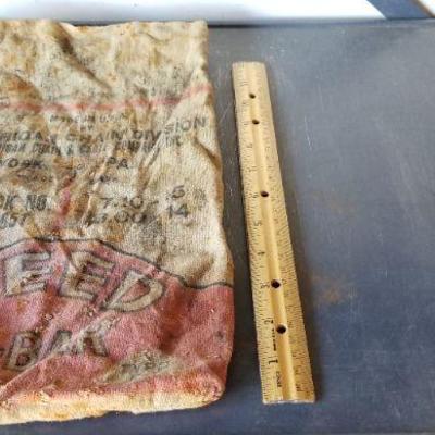LOT #127: Vintage Weed V-Bar Graphic Design Storage Sack