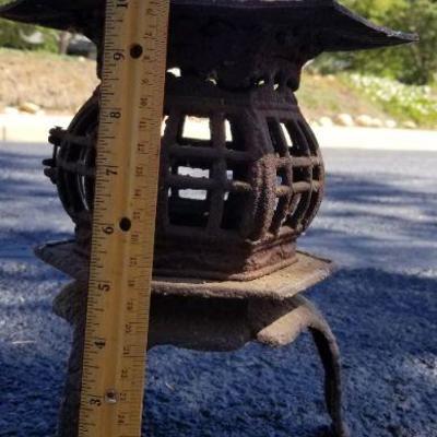 LOT #137: Vintage Made in Japan Cast Iron Candle Fortress