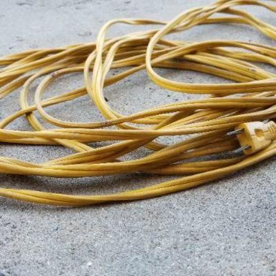 LOT #142: (2) Yellow Extension Cords