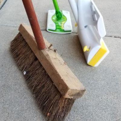 LIT #144: Shop Broom, New Mop, Dustpan and Swiffer