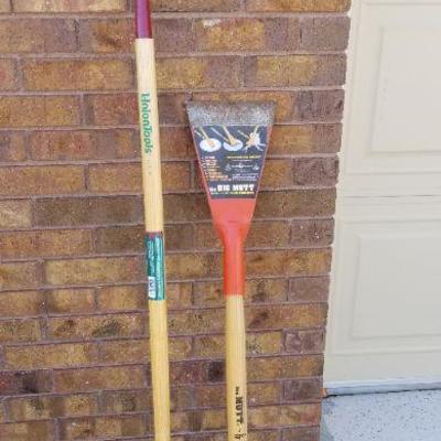 LOT #153: (2) Large Garden Edger Scraper Tools
