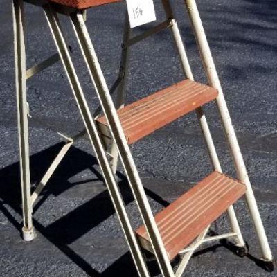 LOT #156: Vintage Step Ladder Original Paint