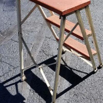 LOT #156: Vintage Step Ladder Original Paint