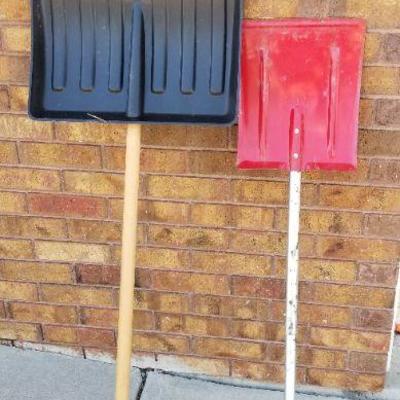 LOT #157: (2) Snow shovels