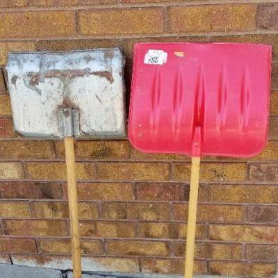LOT #160: (2) Children's Size Snow Shovels