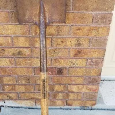 LOT #161: Vintage Steel CHAMPION Work or Garden Shovel
