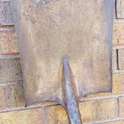 LOT #161: Vintage Steel CHAMPION Work or Garden Shovel
