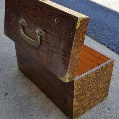 LOT #169: Vintage Wood Storage Chest