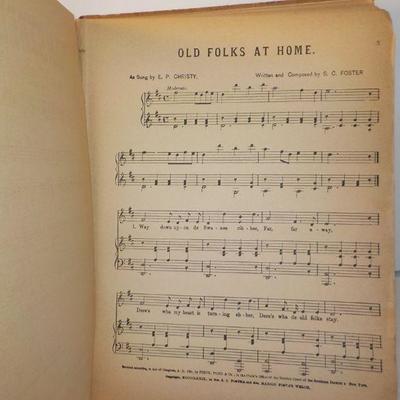 " Antique Minstrel Songs 1851" by Oliver Ditson & Co.
