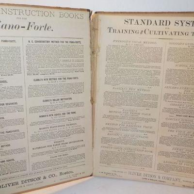 " Antique Minstrel Songs 1851" by Oliver Ditson & Co.