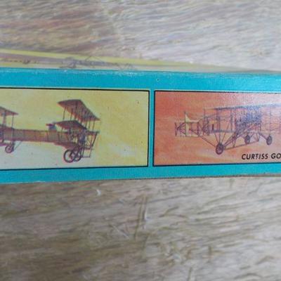 Model Of Kitty Hawk 1903 Biplane and Bleriot 1909 Monoplane model.