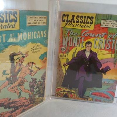 Classics Illustrated Issue #3 and #4, "Last of Mohicans & The Count of Monte Cristo"