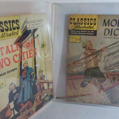 Classics Illustrated Issue #5 and #6 , " A tale of two cities, Moby Dick".