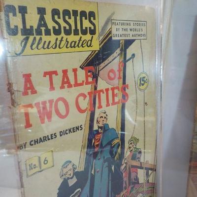 Classics Illustrated Issue #5 and #6 , " A tale of two cities, Moby Dick".