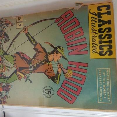 Classics Illustrated Issue #7 and #8, "Robin Hood and Arabian Nights".