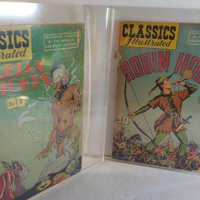 Classics Illustrated Issue #7 and #8, "Robin Hood and Arabian Nights".