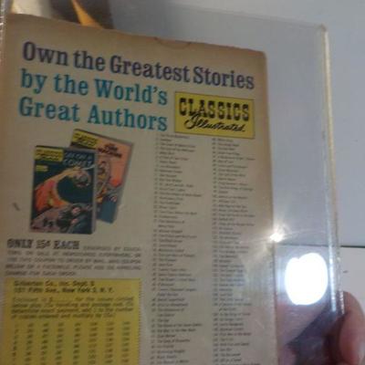 Classics Illustrated Issue #9 and # 10 , " Les Miserables" and " Robinson Caruso".
