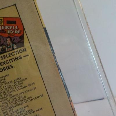Classics Illustrated Issue #9 and # 10 , " Les Miserables" and " Robinson Caruso".