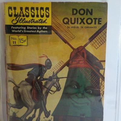 Classics Illustrated Issue #11 and #12, " Don Quixote and Rip Van Winkle".