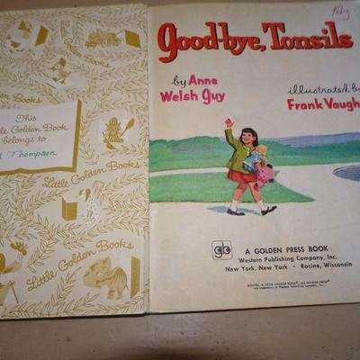 1971 Good-Bye Tonsils, Little Golden Book 