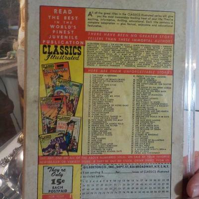 Classics Illustrated Issue #16 and #17, " Culliver"s Travels & Deerslayer".
