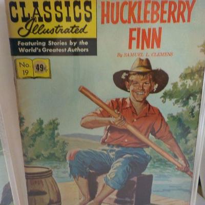 Classics Illustrated Issue #18 and # 19, " The  Hunchback of Notre Dame, Huckleberry Finn",