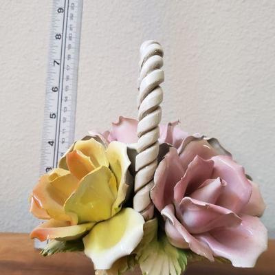 Lot 172: Porcelain Flower Basket