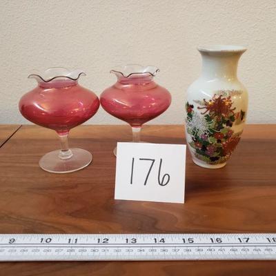 Lot 176: Mid Century Vase Lot