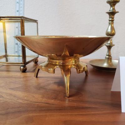 Lot 177: Mid Century Brass Lot