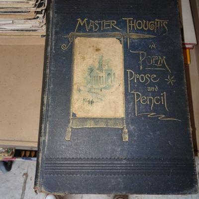Master Thoughts Poem Prose and Pencil Book 