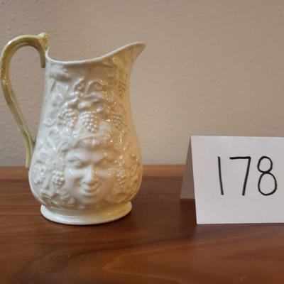 Lot 178: Belleek Pitcher