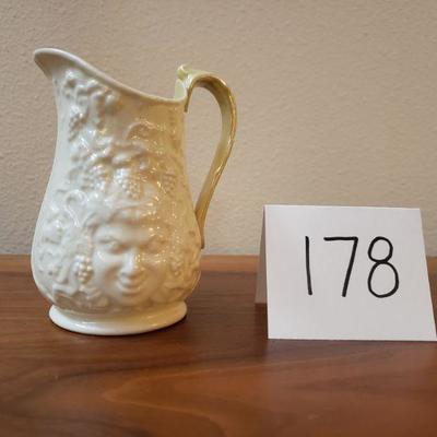 Lot 178: Belleek Pitcher