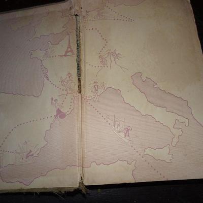 Antique Book, The Royal Road to Romance by Richard Halliburton 
