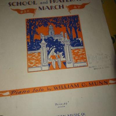 Misc. Antique Sheet Music 