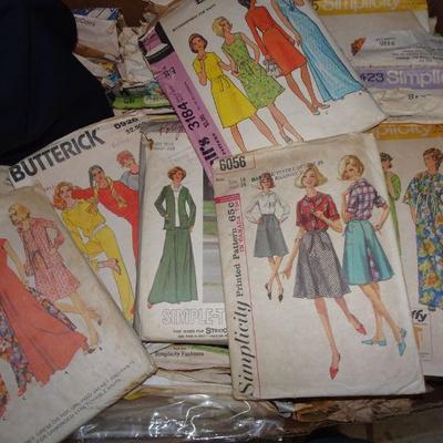 60-80 Vintage Sewing Patterns, McCalls, Butterick and more! 