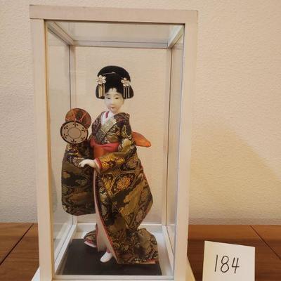 Lot 184: Vintage Geisha Doll in a Case