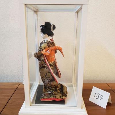 Lot 184: Vintage Geisha Doll in a Case