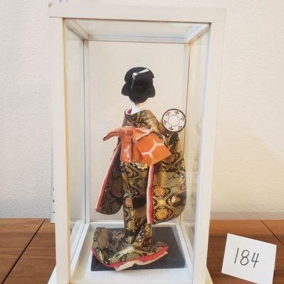 Lot 184: Vintage Geisha Doll in a Case