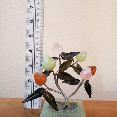 Lot 186: Vintage Japanese Gemstone Tree