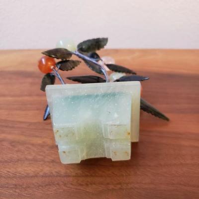 Lot 186: Vintage Japanese Gemstone Tree