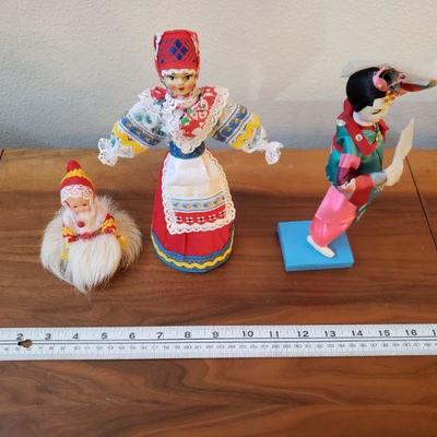 Lot 191: (3) Dolls from Around the World