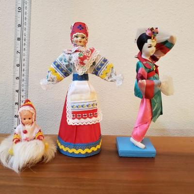 Lot 191: (3) Dolls from Around the World