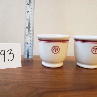Lot 193: (2) Vintage US Army Medical Cups
