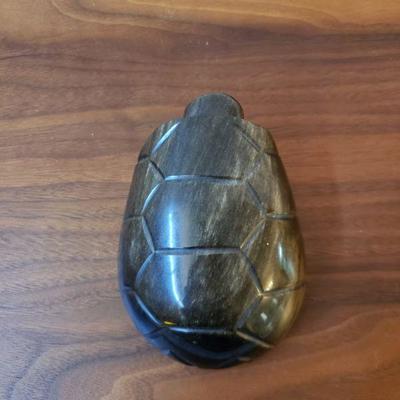 Lot 194: Black Marble Turtle