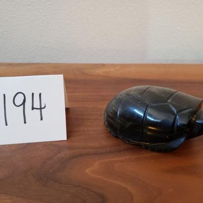 Lot 194: Black Marble Turtle
