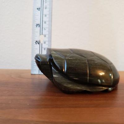 Lot 194: Black Marble Turtle