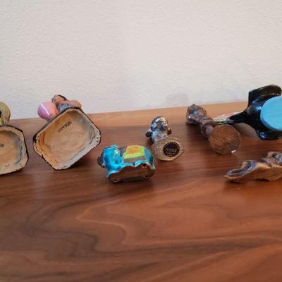 Lot 204: Ceramic, Metal Enamel and Richter Pewter Figurines Lot