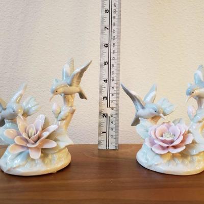 Lot 206: (2) Hummingbird Figurines - Royal Carlton 